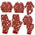 thumbnail image 1 of Odeerbi Christmas Pajamas for Family Holiday Long Sleeve Family Christmas Pajamas Matching Sets Dad Parent Child Printed Loungewear Set Two-Piece Sleepwear Xmas PJs Set Black, 1 of 8