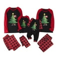 thumbnail image 1 of Odeerbi Christmas Pajamas for Family Holiday Long Sleeve Family Christmas Pajamas Matching Sets Dad Plaid Printed Tops Pants Set Two-Piece Sleepwear Xmas Family Matching PJs Set Multicolor, 1 of 3