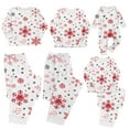 thumbnail image 1 of Odeerbi Christmas Pajamas for Family Holiday Long Sleeve Family Christmas Pajamas Matching Sets Mom Parent Child Printed Loungewear Set Two-Piece Sleepwear Xmas PJs Set Black, 1 of 8