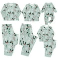 thumbnail image 1 of Odeerbi Christmas Pajamas for Family Holiday Long Sleeve Family Christmas Pajamas Matching Sets Mom Parent Child Printed Loungewear Set Two-Piece Sleepwear Xmas PJs Set Black, 1 of 8