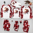 thumbnail image 1 of Odeerbi Christmas Pajamas for Family Holiday Long Sleeve Family Christmas Pajamas Matching Sets Dad Christmas Plaid Printed Blouse Tops + Pants Sleepwear Family Matching PJs Set Red, 1 of 6