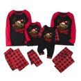 thumbnail image 1 of Odeerbi Christmas Pajamas for Family Holiday Long Sleeve Family Christmas Pajamas Matching Sets Infant Parent-Child Printed Home Wear Two-Piece Sleepwear Xmas Family Matching PJs Set Red, 1 of 3