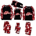 thumbnail image 1 of Odeerbi Christmas Pajamas for Family Holiday Long Sleeve Family Christmas Pajamas Matching Sets Infant Parent-Child Printed Home Wear Two-Piece Sleepwear Xmas Family Matching PJs Set Red, 1 of 3