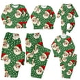 thumbnail image 1 of Odeerbi Christmas Pajamas for Family Holiday Long Sleeve Family Christmas Pajamas Matching Sets Kids Parent-Child Printed Home Wear Two-Piece Sleepwear Xmas Family Matching PJs Set Green, 1 of 4