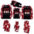 thumbnail image 1 of Odeerbi Christmas Pajamas for Family Holiday Long Sleeve Family Christmas Pajamas Matching Sets Kids Parent-Child Printed Home Wear Two-Piece Sleepwear Xmas Family Matching PJs Set Red, 1 of 3