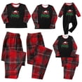 thumbnail image 1 of Odeerbi Christmas Pajamas for Family Holiday Long Sleeve Family Christmas Pajamas Matching Sets Toddler Parent-Child Printed Home Wear Two-Piece Sleepwear Xmas Family Matching PJs Set Red, 1 of 6