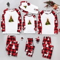 thumbnail image 1 of Odeerbi Christmas Pajamas for Family Holiday Long Sleeve Family Christmas Pajamas Matching Sets Toddler Christmas Plaid Printed Blouse Tops + Pants Sleepwear Family Matching PJs Set Red, 1 of 6