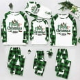 thumbnail image 1 of Odeerbi Christmas Pajamas for Family Plaid Holiday Long Sleeve Family Christmas Pajamas Matching Sets Mom Fashion Plaid Print Tops Pants Sleepwear Xmas Family Matching PJs Set Green, 1 of 5