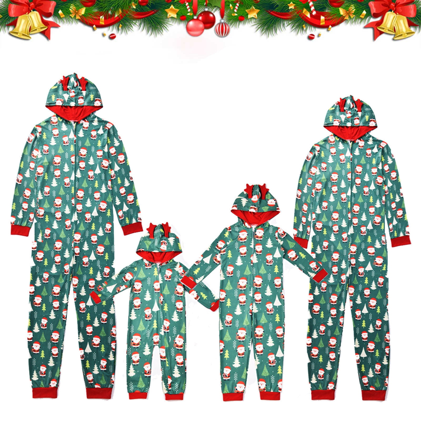 Odeerbi Christmas Pajamas For Family Boys Girls Parent-Child Outfit ...