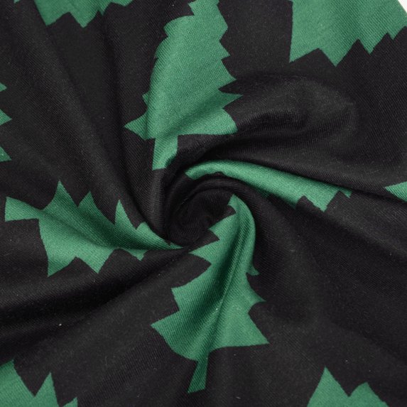 Odeerbi Christmas Pajamas For Family Matching Outfits Fashion Long Sleeves Women Printed Top+Pants Set