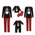 thumbnail image 1 of Odeerbi Christmas Pajamas For Family Matching Outfits Pjs Sets Jumpsuits Pjs 2024 Long Sleeve Two-piece Set, 1 of 9
