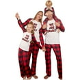 thumbnail image 1 of Odeerbi Christmas Pajamas For Family Matching Outfits Sets 2025 Casual Printed Top With Bottom Outfits Home Wear, 1 of 8