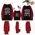 thumbnail image 1 of Odeerbi Christmas Pajamas For Family Matching Outfits Women Men Red Plaid Jammies Holiday Pjs Clothes Mum And Dad Pajamass Sleepwear, 1 of 4