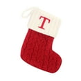 thumbnail image 1 of Odeerbi Christmas Socks For Decoration Letter Printed Stocking Wool Pendant Gift Bag R, 1 of 3