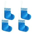 thumbnail image 1 of Odeerbi Christmas Stocking Christmas Small Sock Pendant Christmas Tree Pendant 4 Blue, 1 of 5