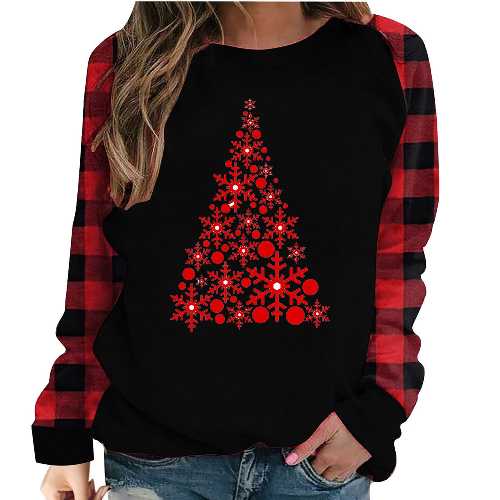  SHAOBGE Black Of Friday 2023 Women Christmas Tops Cute  Tops+To+Hide+Belly+For+Women Army Mom Hoodie For Women Women'S Red  Christmas Sweater Crop Top Long Sleeve For Women Prime Big Deal Days :  Sports