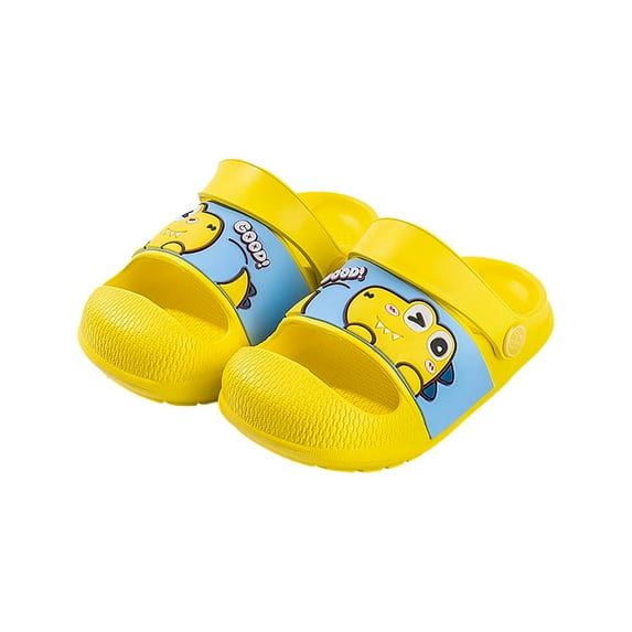 Odeerbi Clearance Girls Slippers Summer Dinosaur Soft-soled Non-slip Eva Male And Female Baby Children's Slippers