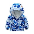 thumbnail image 1 of Odeerbi Clearance Toddler Baby Boys Girls Cartoon Pattern Cute Zipper Pocket Windproof Jacket Coat, 1 of 4
