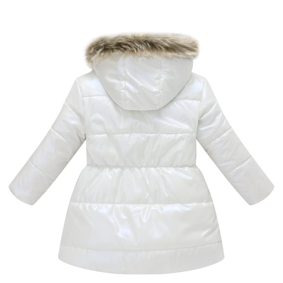 Odeerbi Clearance Toddler Baby Boys Girls Solid-color Jacket Hoodies Tops For Kids Winter Thick Warm Windproof Plush Collar Coat Outwear Jackets
