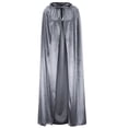 thumbnail image 1 of Odeerbi Cloak With Hood Women Festival Casual Party Solid Retro Gothic Cloak Stage Outfit Top Blue, 1 of 6