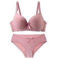 thumbnail image 1 of Odeerbi Comfortable Everyday Bras for Women 2025 Sexy Bra And Panties Summer Slim Lingerie Set Pink, 1 of 8
