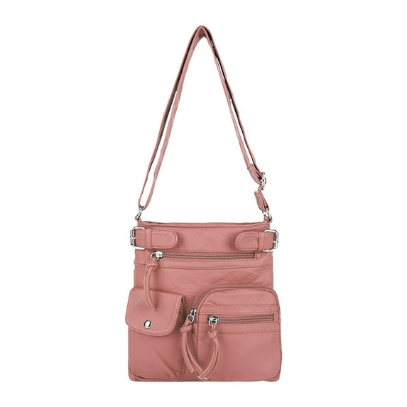 Odeerbi Crossbody Bags for Women 2025 Shoulder Bag With Multiple Pockets PINK