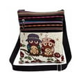 thumbnail image 1 of Odeerbi Crossbody Bags for Women 2025 Embroidered Owl Tote Bags Shoulder Bag Handbags Postman Package A, 1 of 3