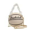 thumbnail image 1 of Odeerbi Crossbody Bags for Women 2025 Personalized Round Ball Female Bag Chain Basketball Bag All-match Satchel Small Bag Pink, 1 of 6