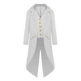 thumbnail image 1 of Odeerbi Family Clothes Parent-child Wear Clothing Men's Retro Clothing Children's Mid-length Punk Retro Tuxedo Purple XS, 1 of 7
