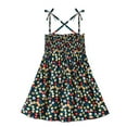 thumbnail image 1 of Odeerbi Girls Dress Baby Girls Clothes Summer Toddler Sleeveless Sling Dress Graphic Print Children's Clothing Multicolor, 1 of 9