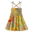 thumbnail image 1 of Odeerbi Girls Dress Baby Girls Clothes Summer Toddler Sleeveless Sling Dress Graphic Print Children's Clothing Multicolor, 1 of 9