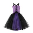 thumbnail image 1 of Odeerbi Girls Dresses Autumn Baby Festival Witch Mesh Tutu Skirt Performance Skirt Purple, 1 of 7