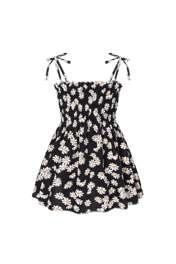 long black spaghetti strap dress DAISY Hand Embellished Contour Tailored Midi Dress in Black