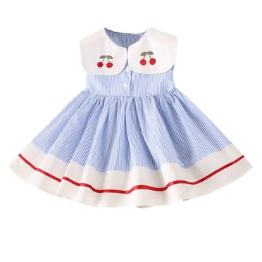 Toddler Girls Long Sleeve Solid Princess Dress Dance Party Dresses ...