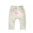 thumbnail image 1 of Odeerbi Girls Leggings Newborn Children Kids Baby Cartoon Clouds Keep Warm Trousers Pants Gray, 1 of 4