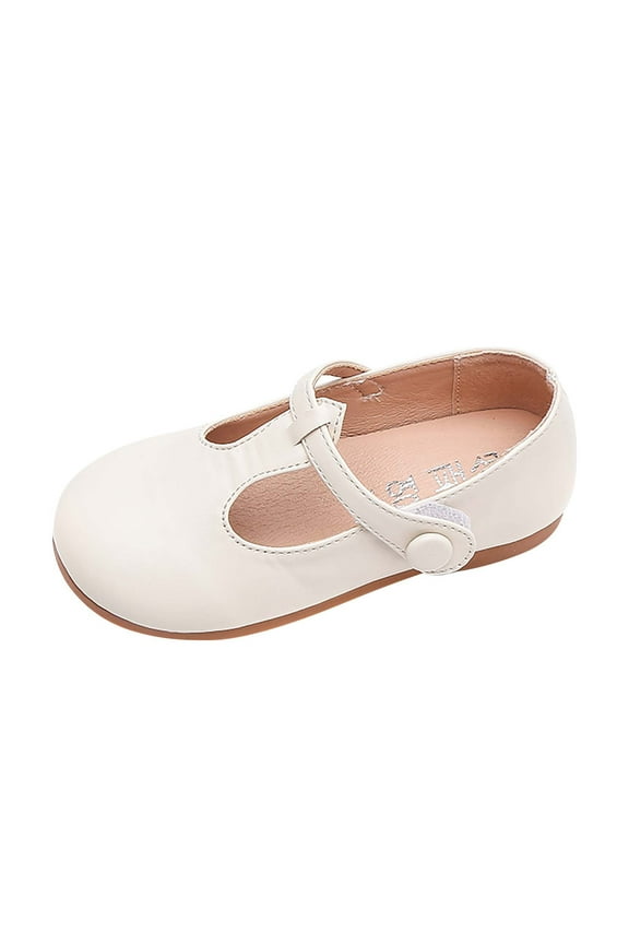 Girls Sandals Baby Girl Children's Soft-soled Baotou Anti-collision Soft-soled Small Leather Shoes Princess Shoes