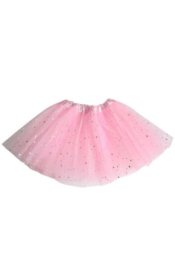 Girls Skirts Tutu Skirt Toddler Baby Party Multicolour Dance Ballet Outfit Sequins Princess Skirts White