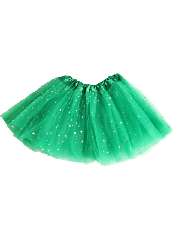 Girls Skirts Tutu Skirt Toddler Baby Party Multicolour Dance Ballet Outfit Sequins Princess Skirts White