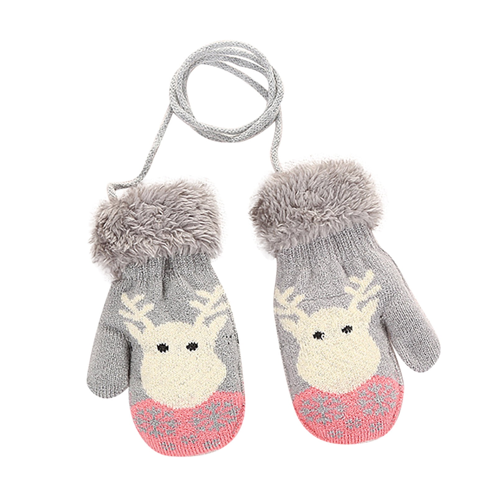 Odeerbi Gloves For Boys Girls Winter Gloves Toddler Baby Christmas