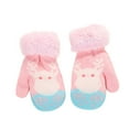 thumbnail image 1 of Odeerbi Gloves For Boys Girls Winter Gloves Toddler Baby Christmas Knitted Children Knitted Children Solid Color Thickened Warm, 1 of 4
