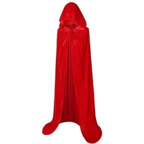 Odeerbi Halloween Long Hooded Death Cloak for Men Women Gothic Witch Cape Steampunk Robe Renaissance Cowl Cape Medieval Role Play Cloak Coat Blue