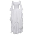 thumbnail image 1 of Odeerbi Halloween Retro Dress Medieval Princess Dress Dress Women's 2025 Long Sleeve Neck Dress Floor Length Dress, 1 of 4