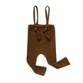 thumbnail image 1 of Odeerbi Infant Boys Girls Christmas Overall Leggings Cotton Stretchy Tights Pants Kids Christmas Solid Color Jumpsuit High Stretch Leggings Baby Overalls Long Pants Infant Clothes Brown, 1 of 4