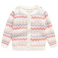 thumbnail image 1 of Odeerbi Infant Boys Girls Striped Cardigan Sweater Baby Cardigan Spring Fall Knitted Sweater Dressy Newborn Baby Cotton Sweater Outwear Tops Pink, 1 of 9