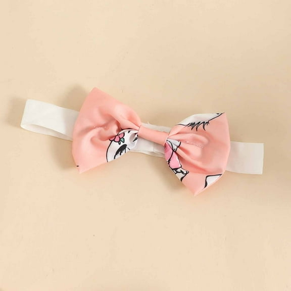 Odeerbi Infant Girls Ruffle Outfits Infant Toddler Baby Ruffled Print Cotton Top With Straps Shorts And Headband Set Pink 6-9 Months