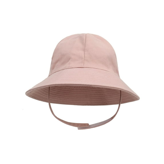 Odeerbi Infant Hat Toddler Boys Girls Bucket Hat Summer Hat for Sun Protection UV-proof Sun Beach Cap Children Kids Solid Color Outdoor Hat Black