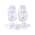thumbnail image 1 of Odeerbi Infant Toddler Boys Girls Sandals Soft Sole Shoes Slip Resistant Prewalker Baby Non Slip Summer Sandals White, 1 of 6