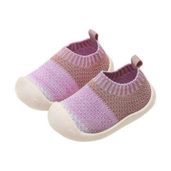 Odeerbi Infant Toddler Boys Girls Soft Sole Shoes Slip Resistant Lovely Prewalker Cute Fashion Breathable Baby Shoes Mesh Weaving Non Slip 2025 Casual Shoes Pink