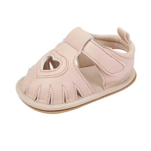 Odeerbi Infant Toddler Boys Girls Soft Sole Shoes Slip Resistant Prewalker Summer Non Slip Baby Shoes Pink