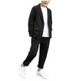 thumbnail image 1 of Odeerbi Kids Boys Formal Dress Suit Notched Lapel Blazer Jacket + Suit Pants Summer Outfits Set, 1 of 9